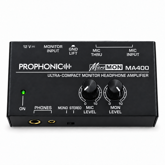 Amplificador de Audífonos Prophonic MA-400 para Monitoreo Personal