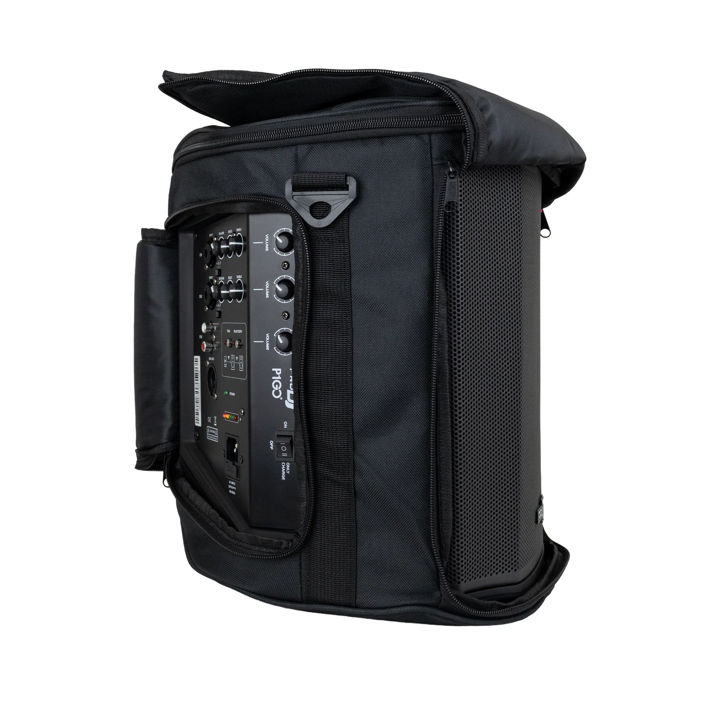 P1GO-BM PARLANTE PORTABLE RECARGABLE PRO DJ  120W 6.5 PULGADAS