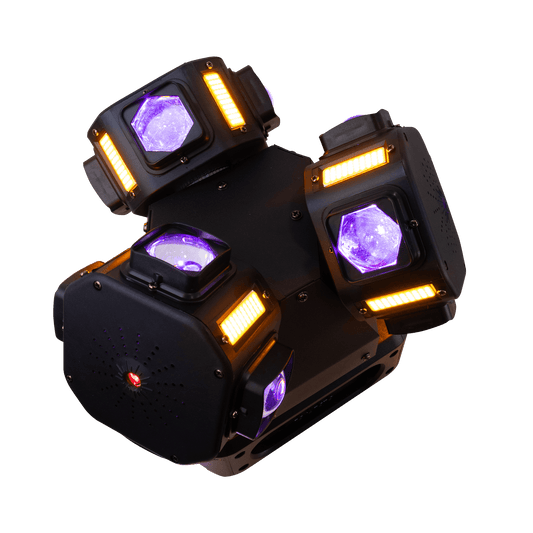 CABEZA MÓVIL TRIPLE PL310 PRO DJ LIGHTING 200W RGBW LÁSER STROBER DMX