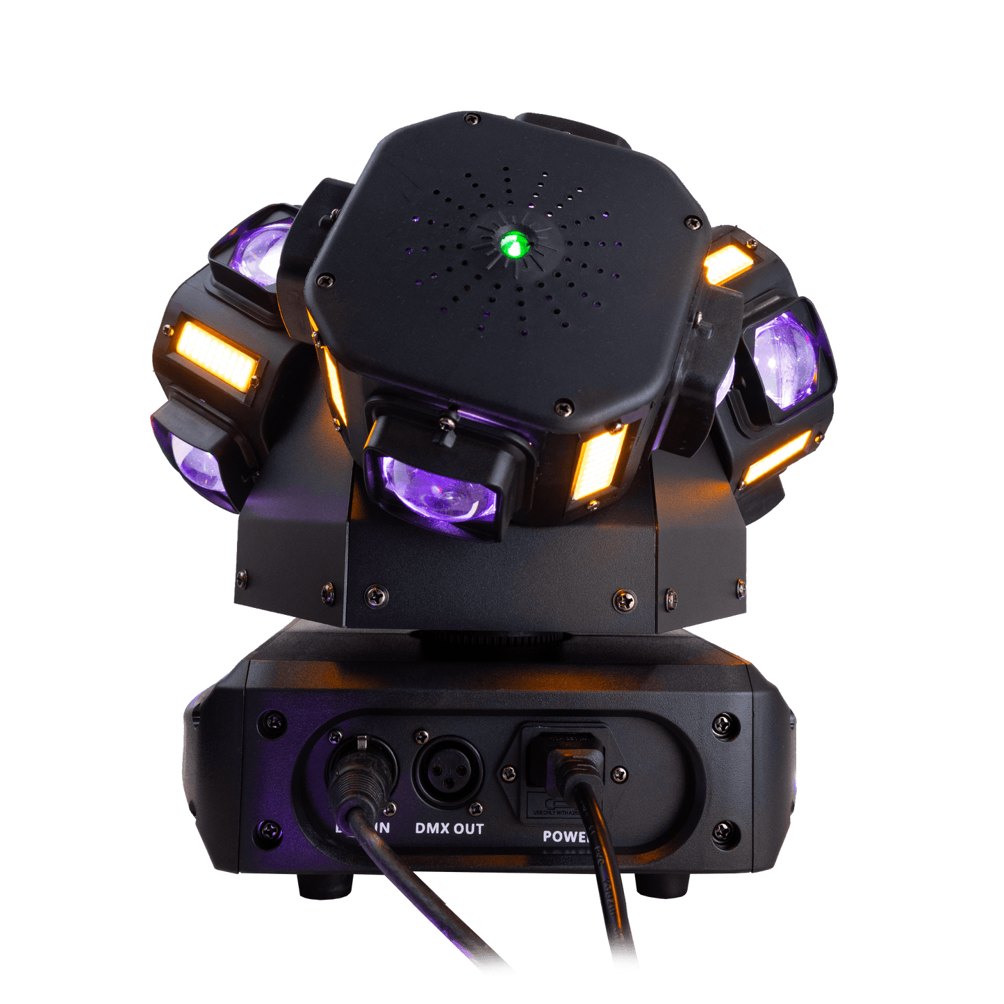 CABEZA MÓVIL TRIPLE PL310 PRO DJ LIGHTING 200W RGBW LÁSER STROBER DMX