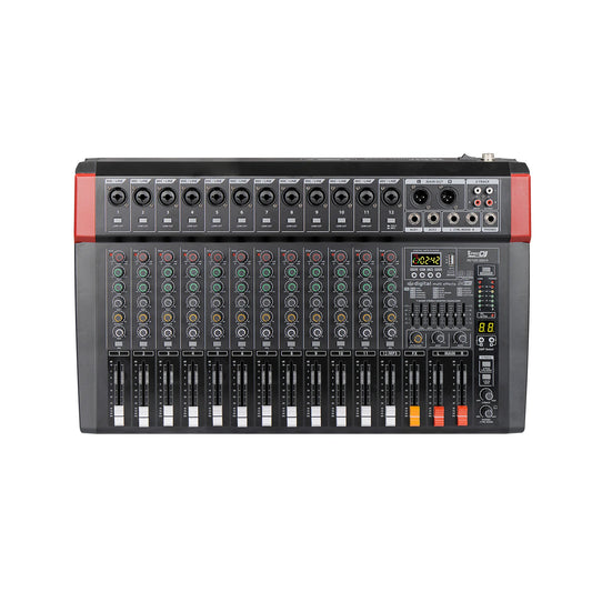 PM120S-II CONSOLA PRO DJ PASIVA 12 CANALES