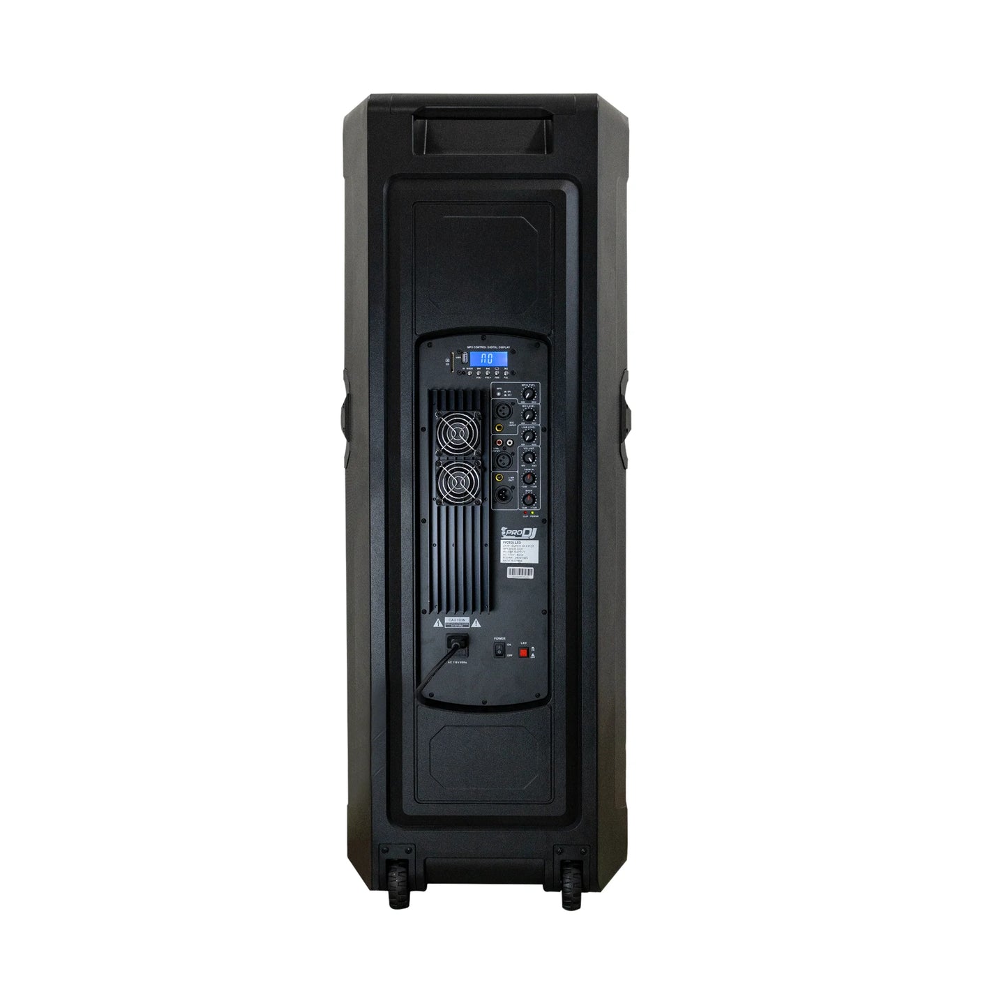 PP215A-LED CABINA DOBLE PARLANTE DE 15 PULGADAS PRODJ CON LUCES