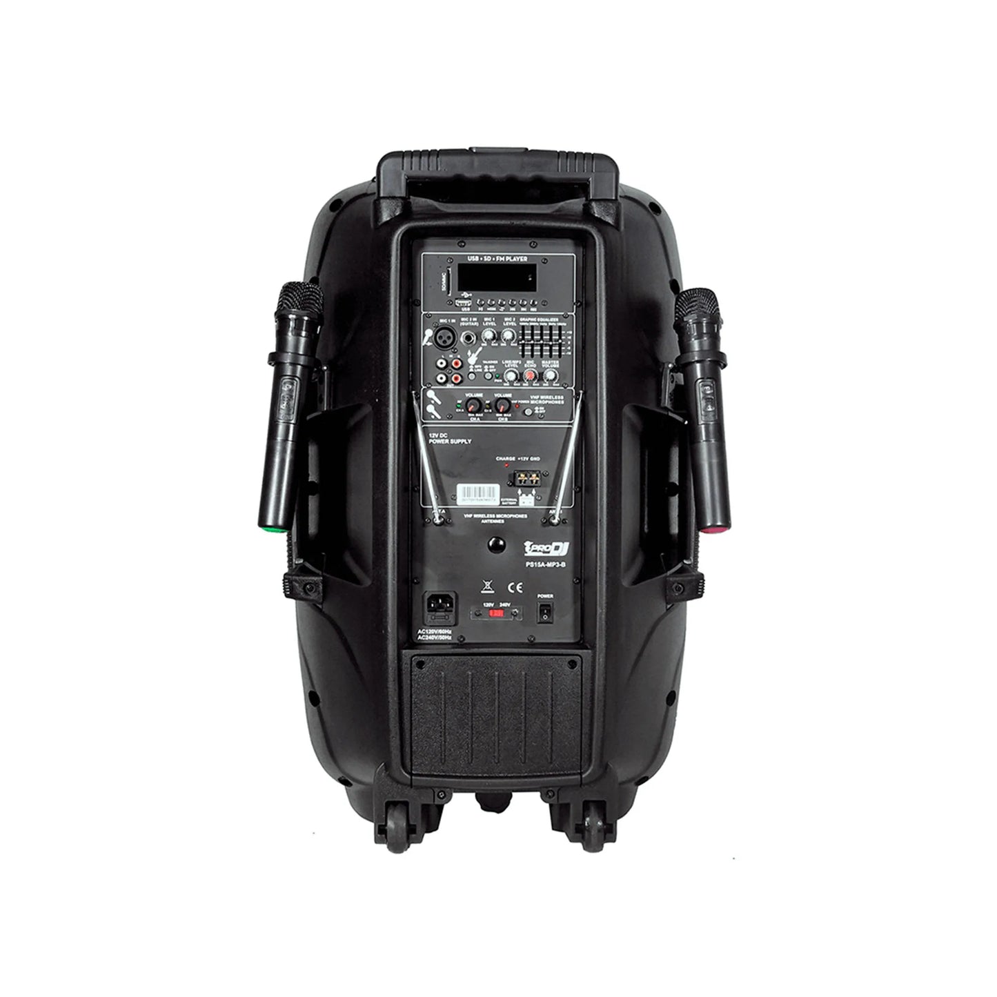Cabina PS15A-MP3-B PRO DJ recargable 15