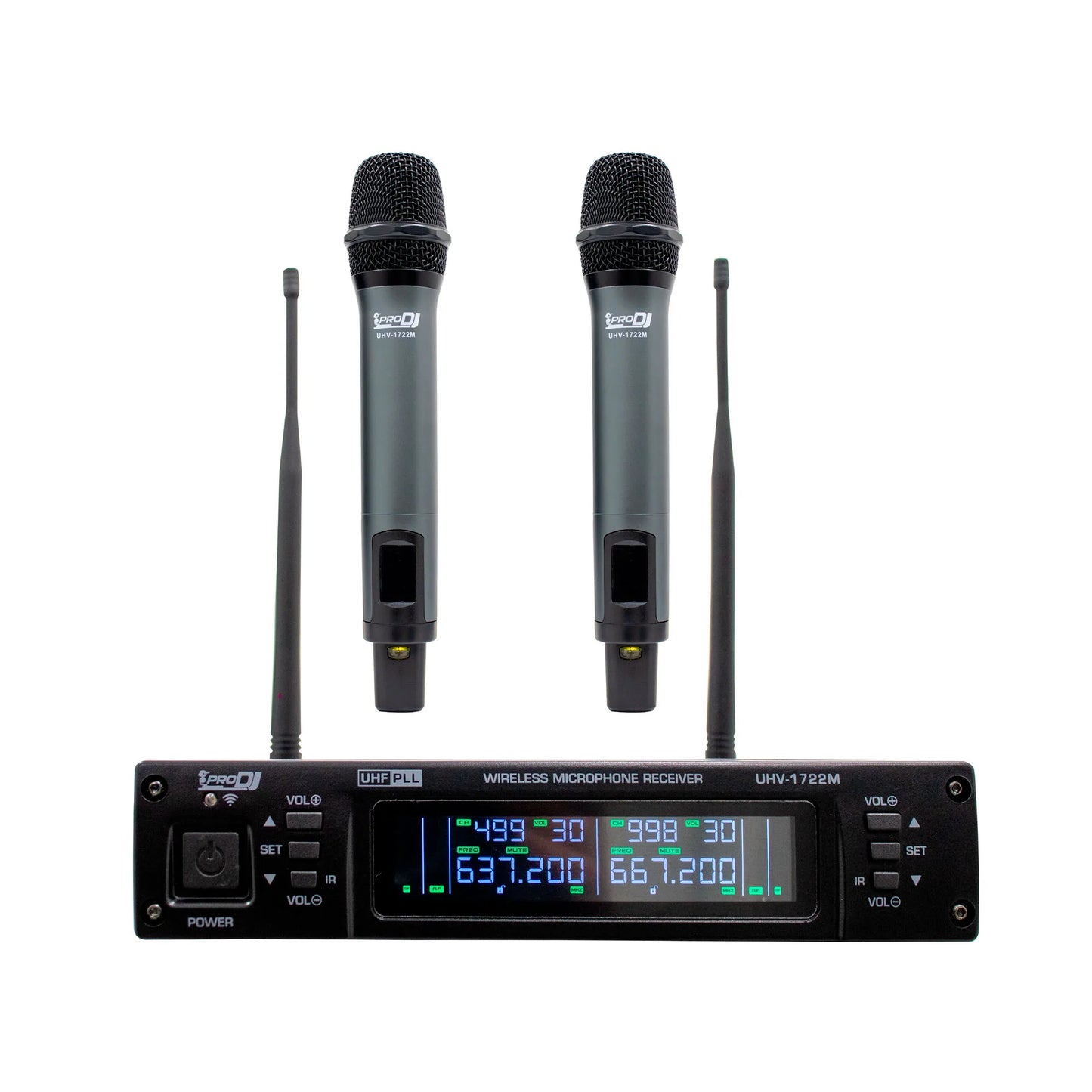 Micrófono UHV-1722M PRO DJ inalámbrico UHF