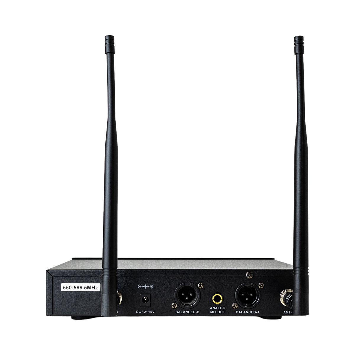 Micrófono Inalámbrico Doble UHV-512M PRO DJ | UHF 100 Frecuencias