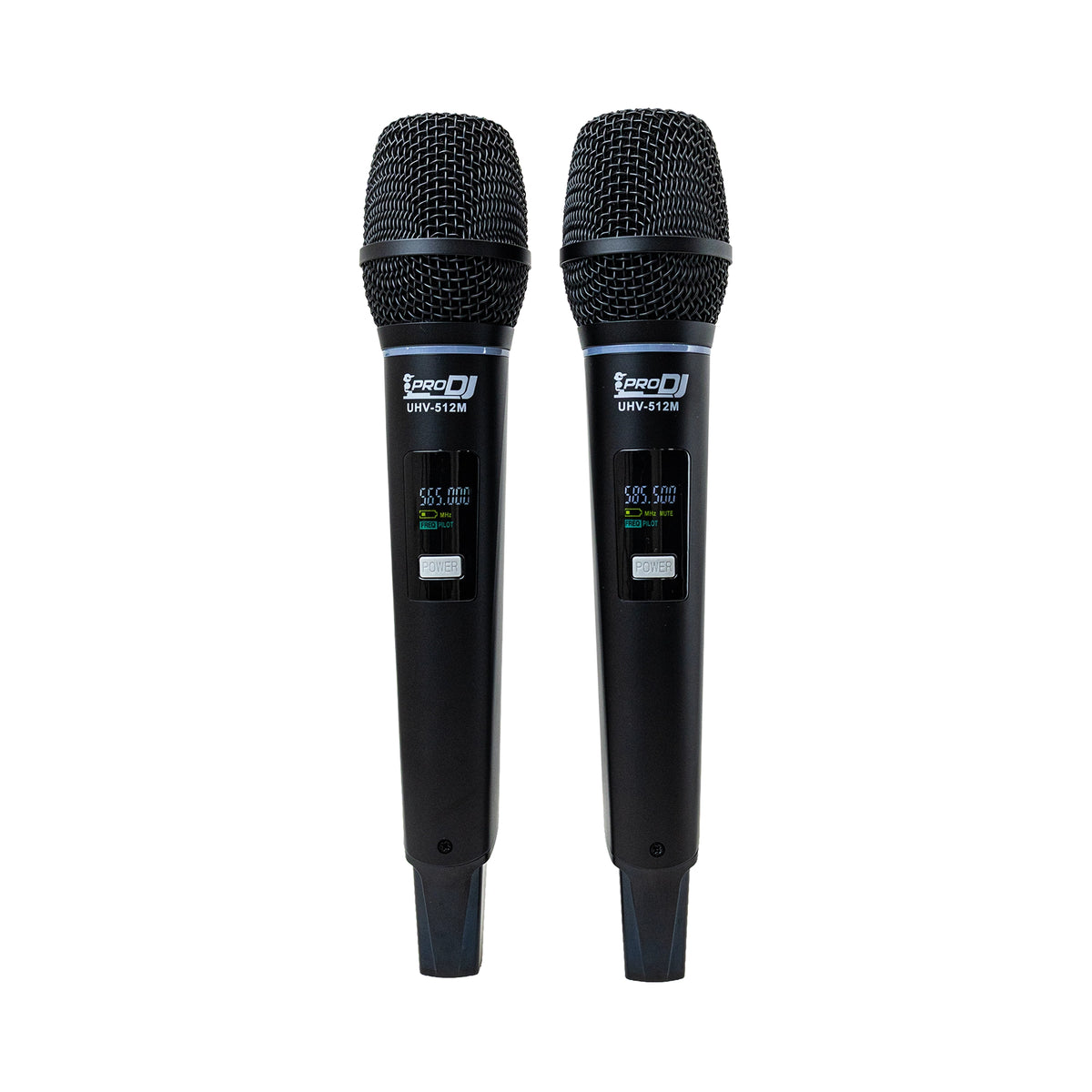 Micrófono Inalámbrico Doble UHV-512M PRO DJ | UHF 100 Frecuencias