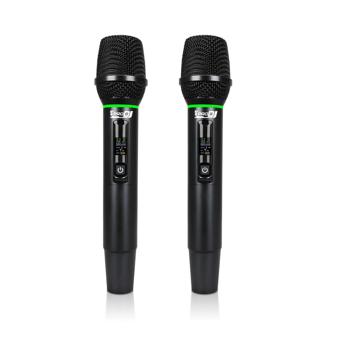 Micrófono Inalámbrico Doble PRO DJ UHV-922M UHF True Diversity 150m