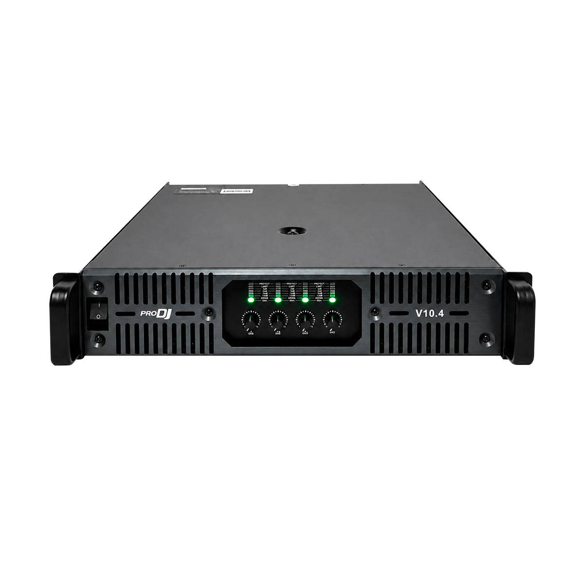 V10.4 PLANTA O AMPLIFICADOR DE PONTENCIA PRO DJ 4 CANALES 1500W x4 4 Ohm