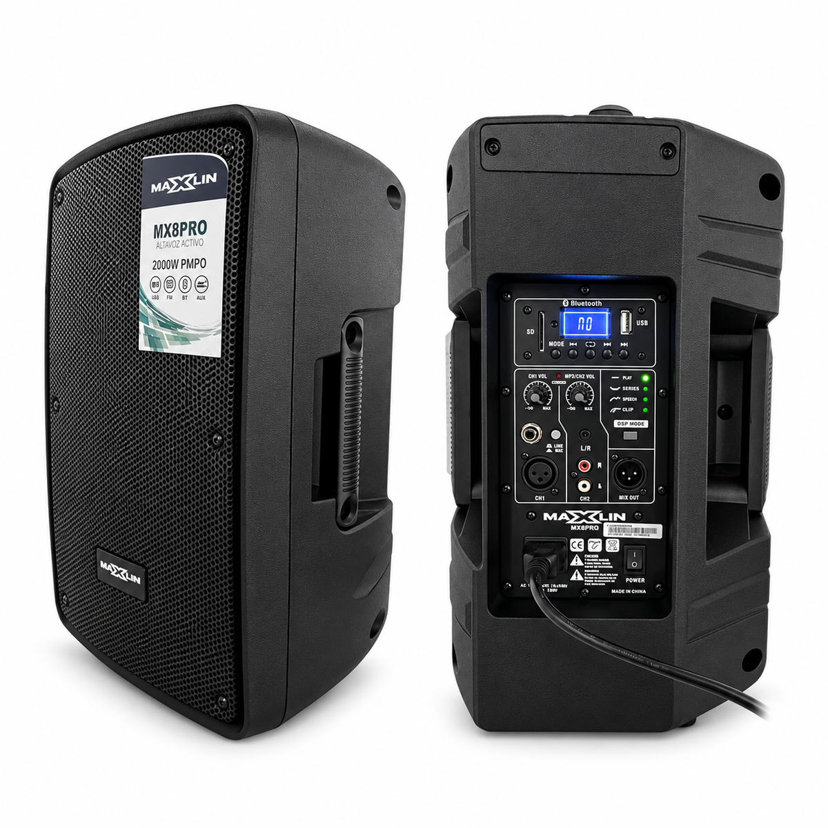 CABINA DE 8 PULGADAS MX8PRO ACTIVA