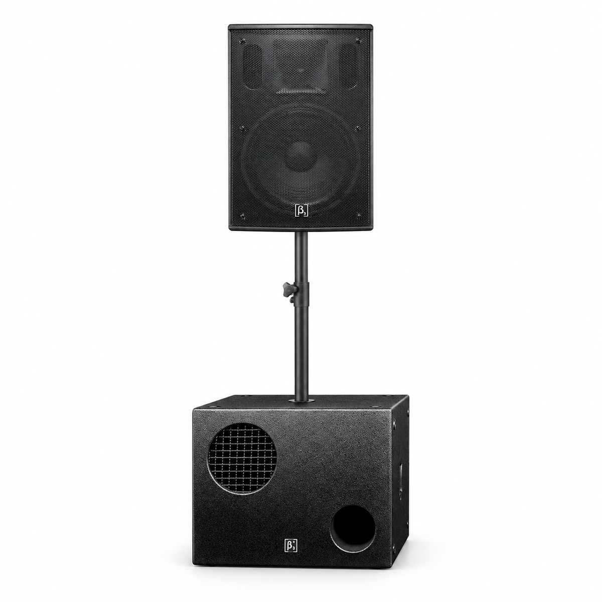 COMBO BETA 3 DE 12 PULGADAS N12A-MP3 Y BAJO DE 15 PULGADAS EB115