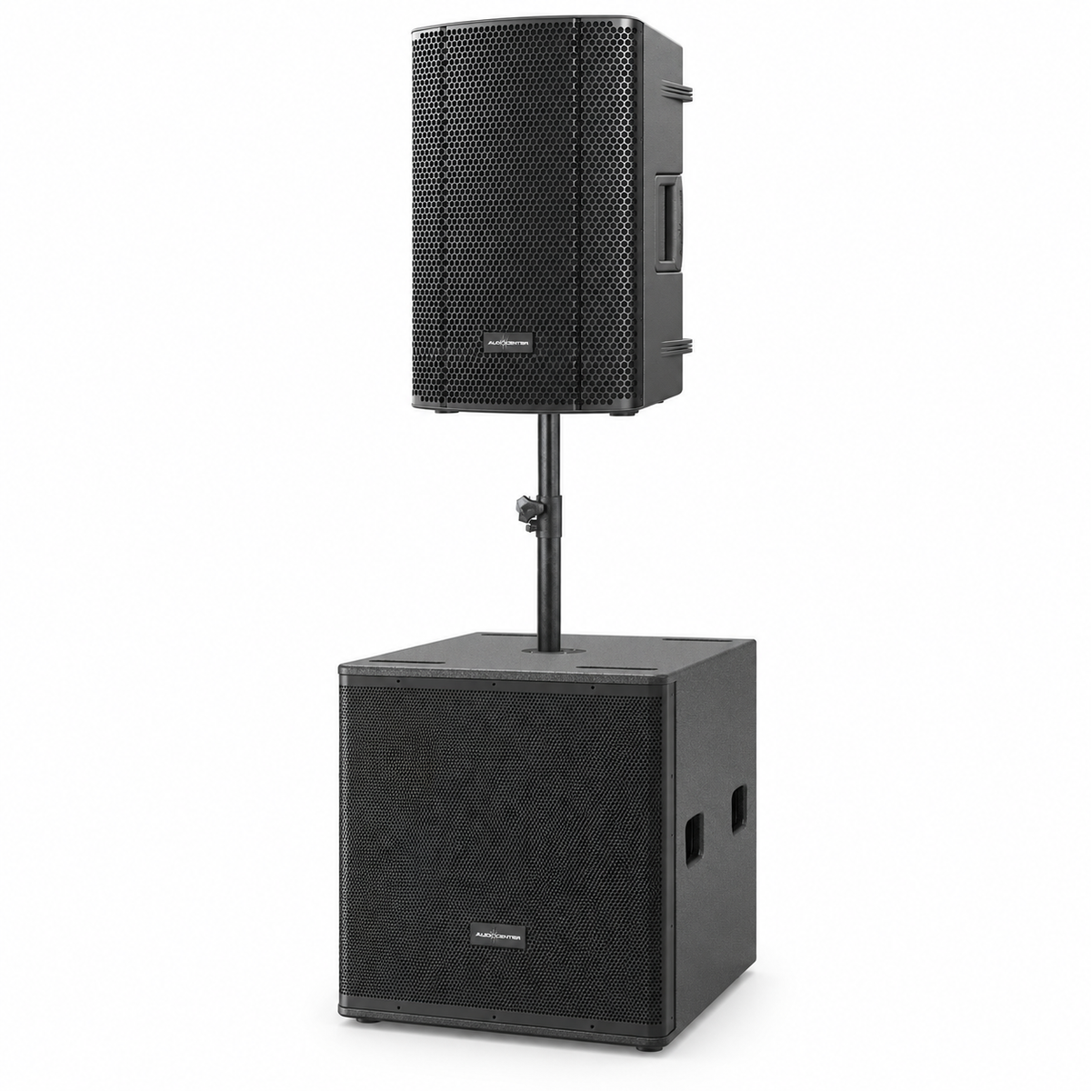 COMBO AUDIO CENTER CABINA DE 15 PULGADAS MA15 PLUS + BAJO DE 18 PULGADAS MA118